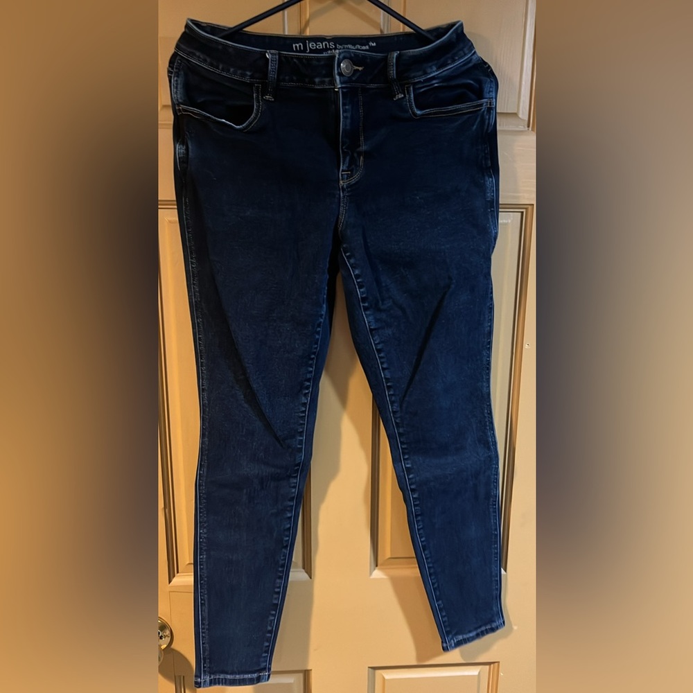 Dark Blue Denim Jeans